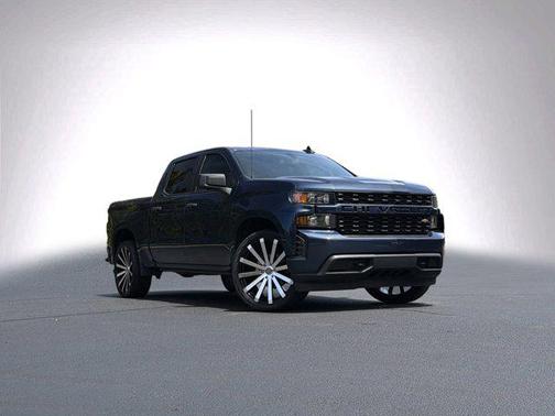 Northsky Blue Metallic 2021 Chevrolet Silverado 1500 Custom