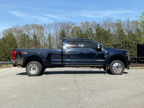 Antimatter Blue Metallic 2022 Ford F-450 Platinum