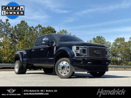 Antimatter Blue Metallic 2022 Ford F-450 Platinum