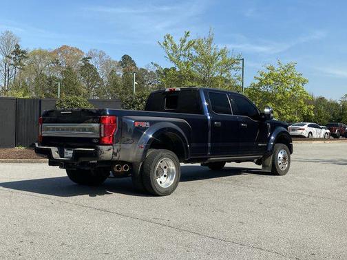 Antimatter Blue Metallic 2022 Ford F-450 Platinum