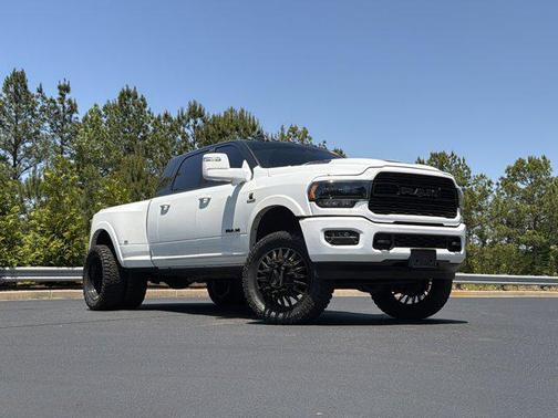 Bright White Clearcoat 2024 RAM 3500 Limited Mega Cab 4x4 6'4' Box