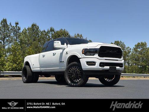 Bright White Clearcoat 2024 RAM 3500 Limited Mega Cab 4x4 6'4' Box