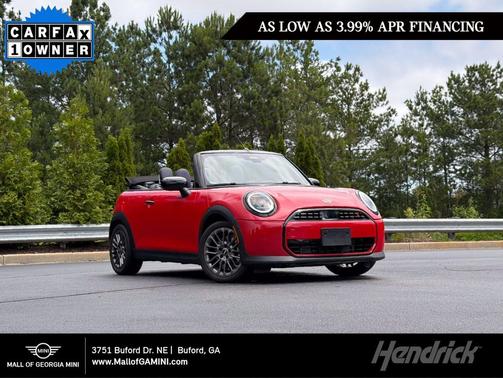 Red 2026 MINI Convertible Cooper S