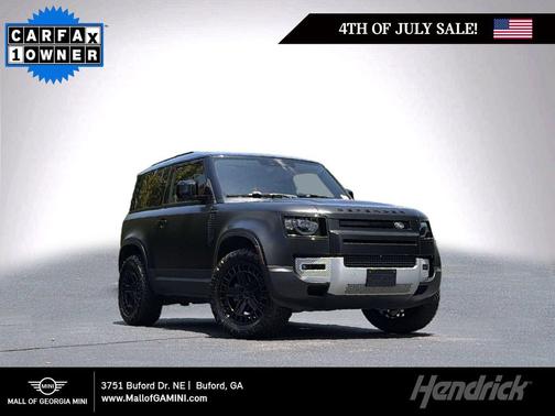 Santorini Black Metallic 2024 Land Rover Defender 90 P300 S