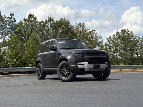 Santorini Black Metallic 2024 Land Rover Defender 90 P300 S