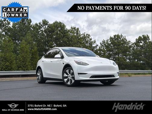 Pearl White Multi-Coat 2023 Tesla Model Y AWD *Ltd Avail*