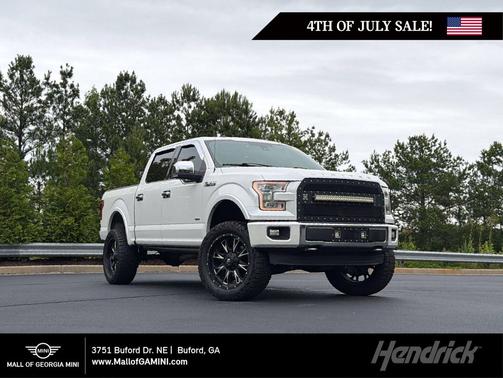 White Platinum Metallic Tri-Coat 2016 Ford F-150 Limited