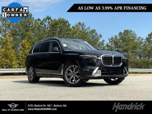 Black Sapphire Metallic 2024 BMW X7 xDrive40i