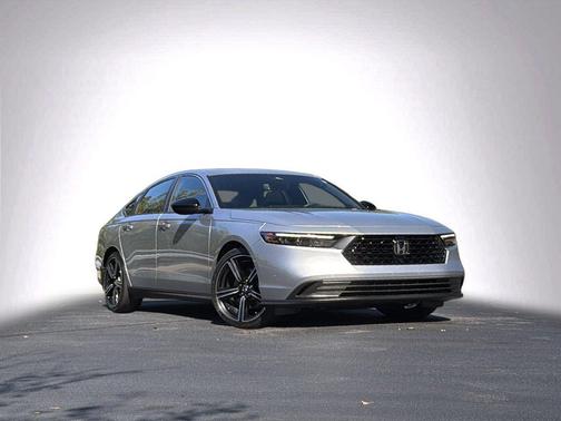 Solar Silver Metallic 2025 Honda Accord Hybrid Sport