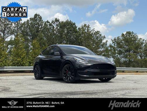 SOLID BLACK [BLACK] 2025 Tesla Model Y Performance Dual Motor All-Wheel Drive