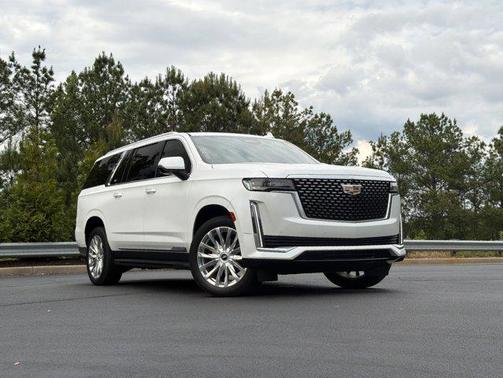Crystal White Tricoat 2023 Cadillac Escalade ESV Premium Luxury