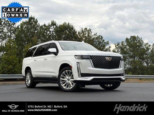Crystal White Tricoat 2023 Cadillac Escalade ESV Premium Luxury