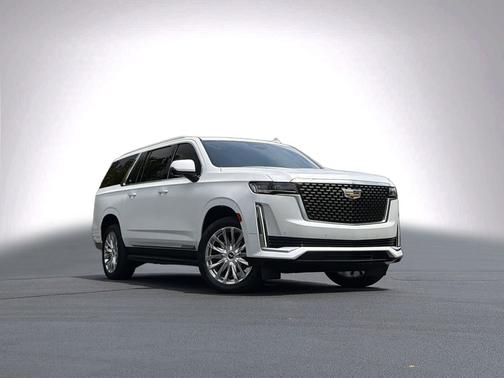 Crystal White Tricoat 2023 Cadillac Escalade ESV Premium Luxury