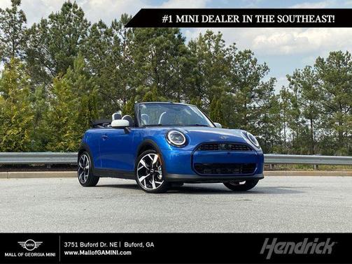 Icy Sunshine Blue Metallic 2026 MINI Convertible Cooper