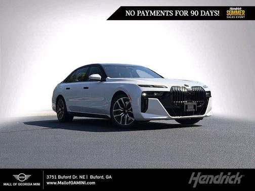 Mineral White Metallic 2023 BMW 760 i xDrive