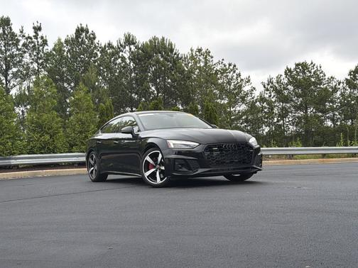 Mythos Black Metallic 2023 Audi A5 Sportback 45 S Line Premium Plus