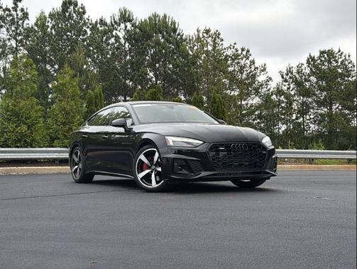Mythos Black Metallic 2023 Audi A5 Sportback 45 S Line Premium Plus