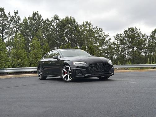 Mythos Black Metallic 2023 Audi A5 Sportback 45 S Line Premium Plus