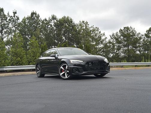 Mythos Black Metallic 2023 Audi A5 Sportback 45 S Line Premium Plus