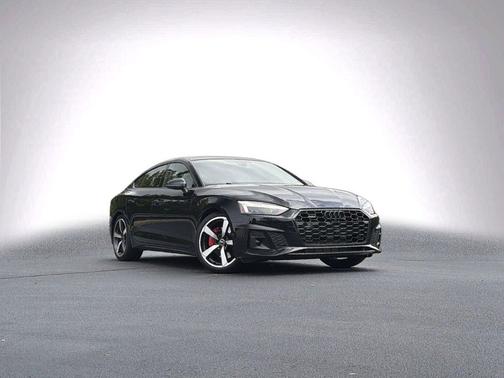 Mythos Black Metallic 2023 Audi A5 Sportback 45 S Line Premium Plus