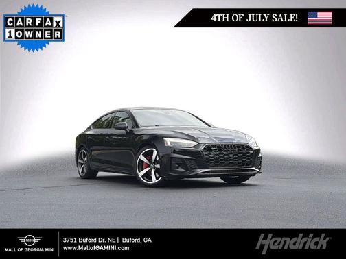 Mythos Black Metallic 2023 Audi A5 Sportback 45 S Line Premium Plus