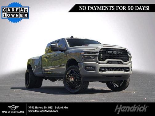 Ceramic Gray Clearcoat 2026 RAM 3500 Limited Mega Cab 4x4 6'4' Box