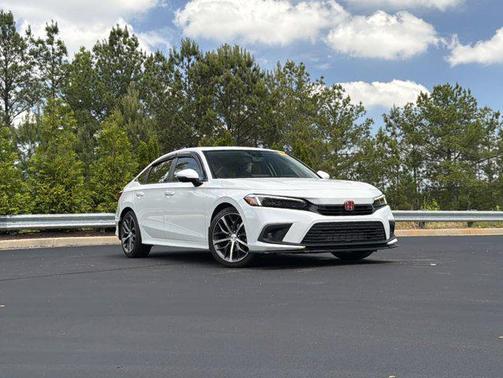 Platinum White Pearl 2023 Honda Civic Touring