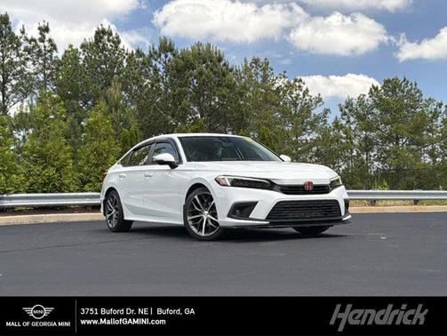 Platinum White Pearl 2023 Honda Civic Touring