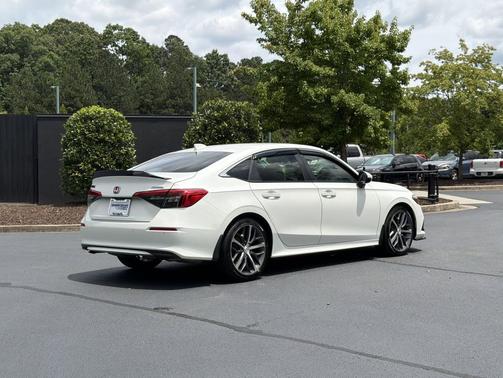 Platinum White Pearl 2023 Honda Civic Touring