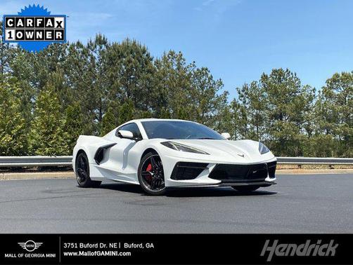 Arctic White 2020 Chevrolet Corvette Stingray w/2LT