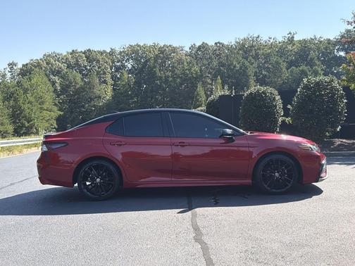 Supersonic Red/Midnight Black Metallic 2023 Toyota Camry XSE