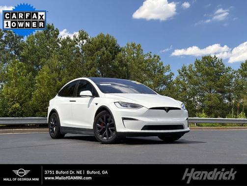 White 2023 Tesla Model X Plaid Tri Motor All-Wheel Drive