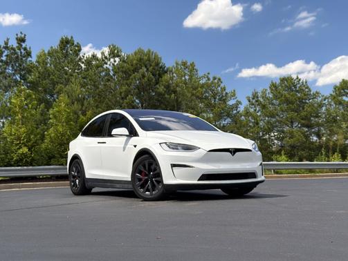 White 2023 Tesla Model X Plaid Tri Motor All-Wheel Drive