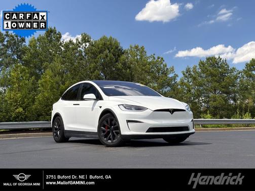 White 2023 Tesla Model X Plaid Tri Motor All-Wheel Drive