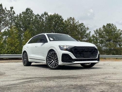 Glacier White Metallic 2025 Audi SQ8 4.0T Premium Plus