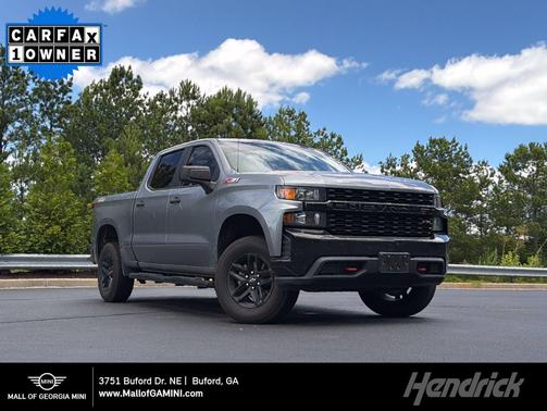 Satin Steel Metallic 2021 Chevrolet Silverado 1500 Custom Trail Boss