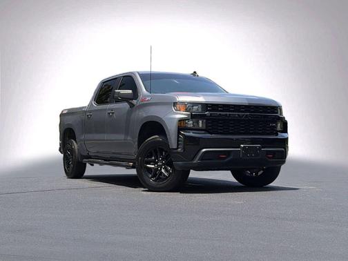 Satin Steel Metallic 2021 Chevrolet Silverado 1500 Custom Trail Boss