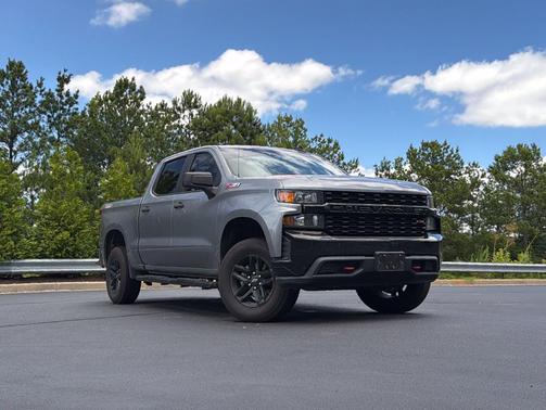 Satin Steel Metallic 2021 Chevrolet Silverado 1500 Custom Trail Boss