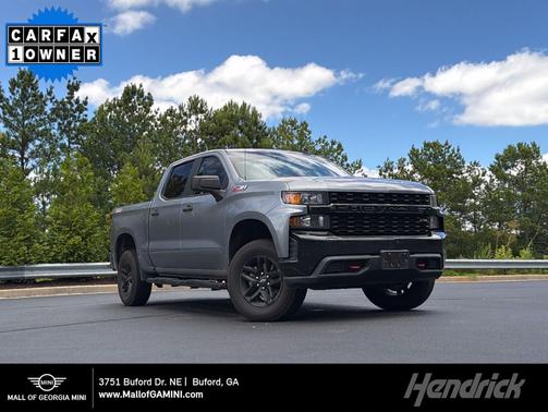 Satin Steel Metallic 2021 Chevrolet Silverado 1500 Custom Trail Boss