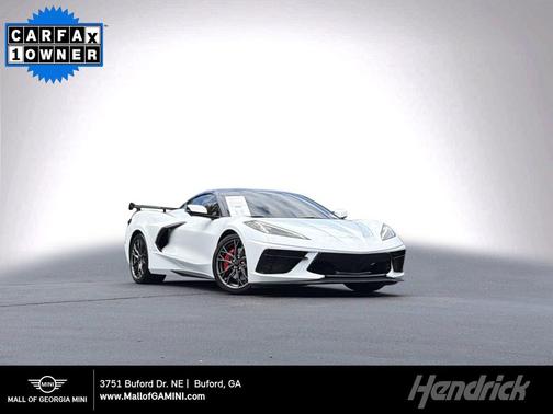 Arctic White 2023 Chevrolet Corvette Stingray w/1LT