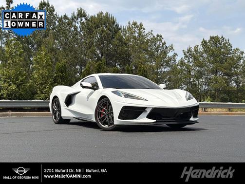 Arctic White 2023 Chevrolet Corvette Stingray w/1LT