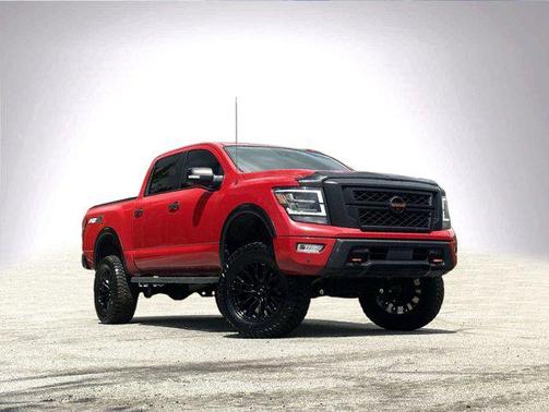Red 2020 Nissan Titan PRO-4X