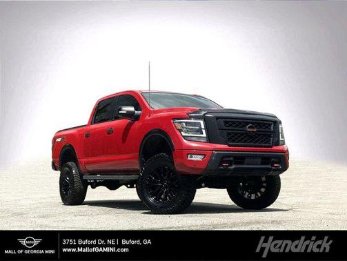 Red 2020 Nissan Titan PRO-4X