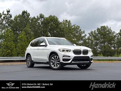 Mineral White Metallic 2019 BMW X3 sDrive30i