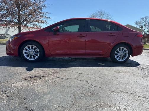 Barcelona Red Metallic 2020 Toyota Corolla LE
