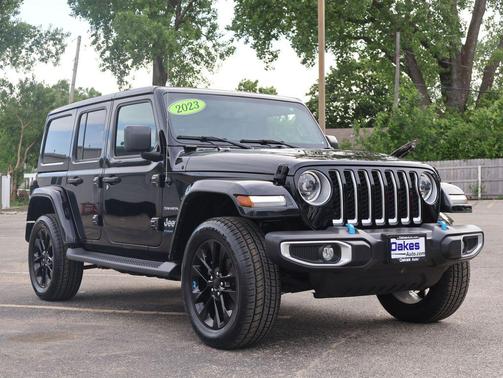 Black Clearcoat 2023 Jeep Wrangler 4xe Sahara