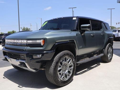 Moonshot Green Matte 2024 GMC HUMMER EV SUV 3X