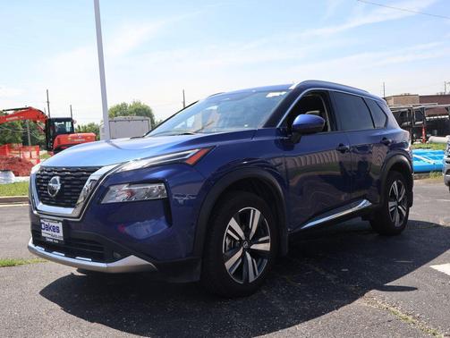 Caspian Blue Metallic 2021 Nissan Rogue Platinum