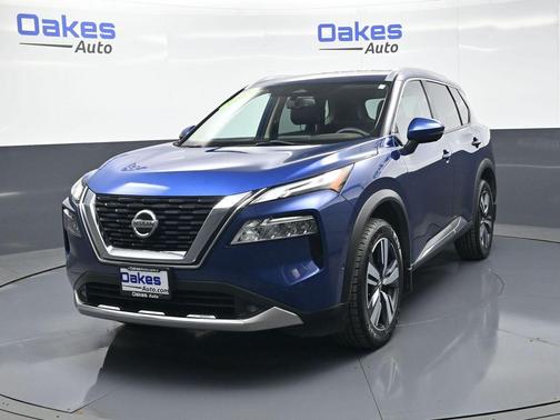 Caspian Blue Metallic 2021 Nissan Rogue Platinum