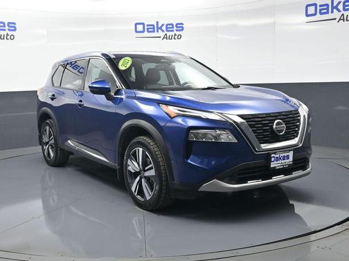 Caspian Blue Metallic 2021 Nissan Rogue Platinum
